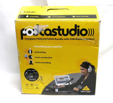Lot Behringer Podcaststudio avec interface USB/Audio
