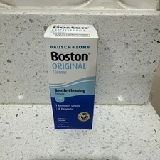 Boston Original Cleaner Gentle Cleaning Bausch + Lomb 1 Fl Oz STEP 1  EXP 02/26