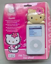 KT4510 Sanrio  Hello Kitty FM Transmitter For iPod New Rare Vintage