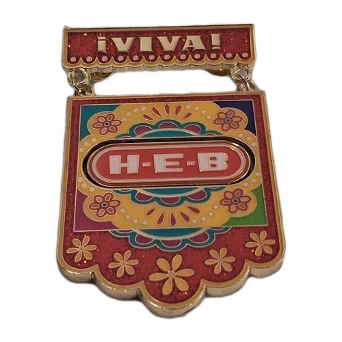 HEB LIMITIERTE VERFÜGBARKEIT SALE! Fiesta Spinning Logo 2024 Medaille San Antonio NEU - Bild 1 von 4
