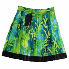 Versace Skirt Pleated Mini Length Silk Bottoms Women's 38 Used MOLO-0