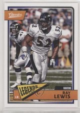 2018 Panini Classics Legends Red Back 180/299 Ray Lewis #106 HOF