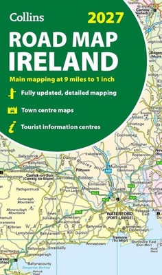 Collins Road Map of Ireland 2027 (Folded map): Clear, Easy-to-Read Mapping by Co