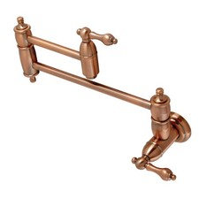 Kingston Brass KS310.AL Restoration 3.8 GPM Wall Mounted Double - Copper