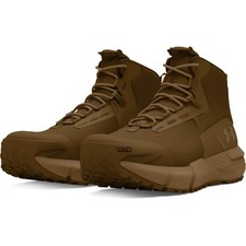 Botas tácticas Under Armour 3027382 UA Charged Valsetz Mid para hombre, Coyote, talla 8