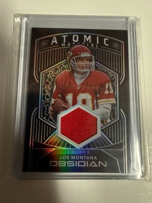 2020 OBSIDIAN ATOMIC Joe Montana Jersey Card 16/50 Jersey # Match 49ERS FM