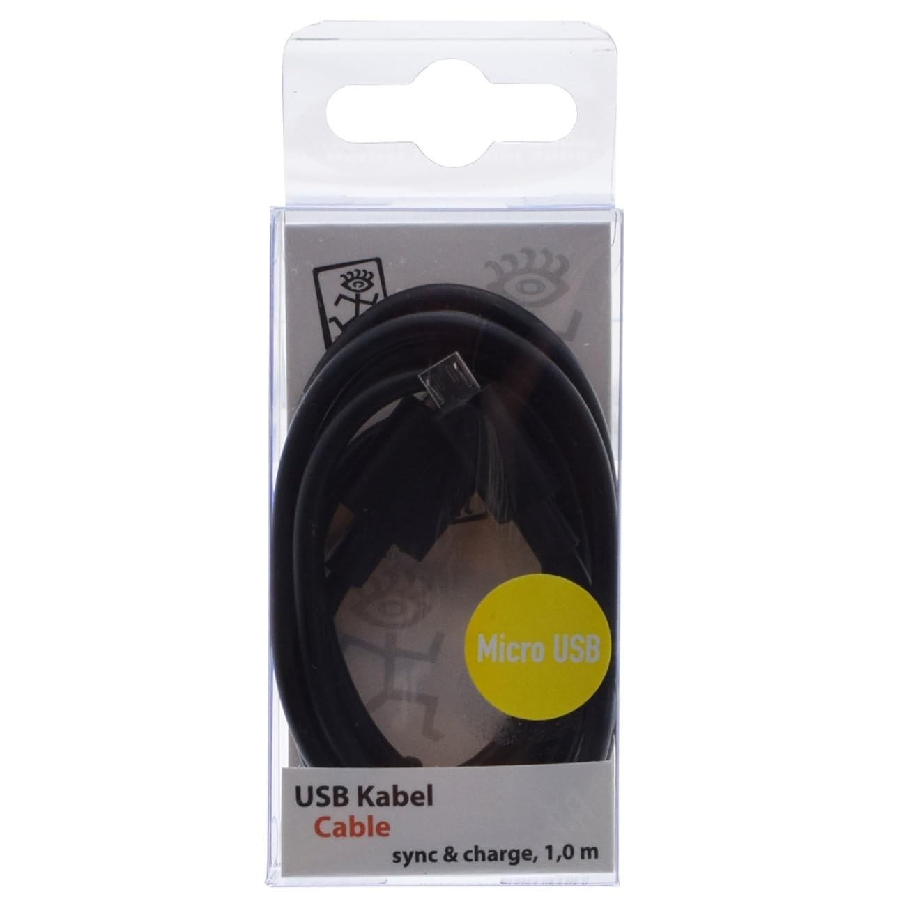 2GO Lade/Datenkabel Micro USB schwarz