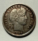 1899 Barber dime ,   VF