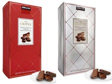 2 x Kirkland Signature Crepes Biscuits in Milk Chocolate Red Silver Total 40oz