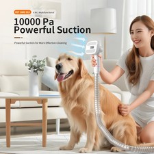 Cat Dog Silent Grooming Vacuum Kit Hair Clipper Trimmer Cleaner