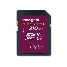 Momentum I 128GB SDXC Card - UHS-I, Up to 210MB/s Read, 180MB/s Write - V30, ...