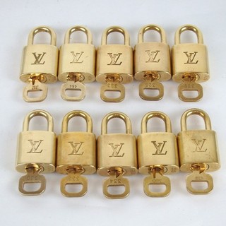 LOUIS VUITTON Padlock & Key 10 Piece Set accessories Brass plated[Used]