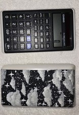 Casio FX-260 SOLAR II Scientific Calculator White Custom Case TESTED WORKING