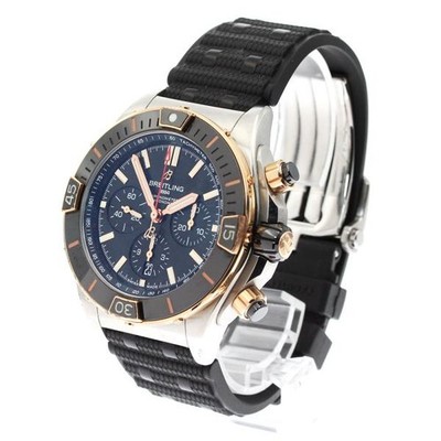 BREITLING SUPEROCEAN CHRONOMAT B01 44 UB0136 44mm SS Black #C1957