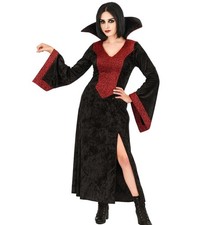 Red Rose Vampiress Adult Womens Halloween Costume Gothic Vampire Dress Small 2-8