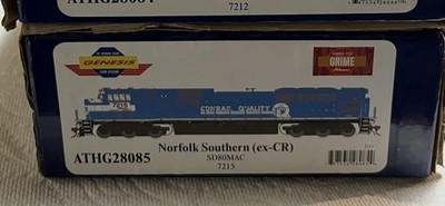 Athearn Genesis HO Norfolk Southern (ex-CR) SD80MAC 7215 DC Analog ATHG28085