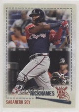 2019 Topps Big League Players Weekend Nicknames Ronald Acuna Jr Acuña #PW-4 06z2
