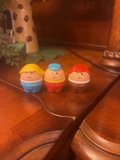 Vintage Fisher-Price Little People Egg Figures Set of 3