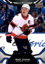 2022-23 Upper Deck MVP #203 Brady Tkachuk Blue Script