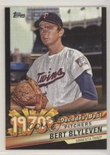 2020 Topps Decades Best Pitchers Black 244/299 Bert Blyleven #DB-38 HOF fm0