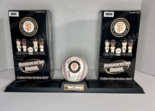 2001 Carl's Jr. S.F. Giants Jeff Kent & J.T. Snow BobbleHeads With Stand & Ball
