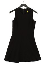 Mango A-Line Midi Dress XS in Black