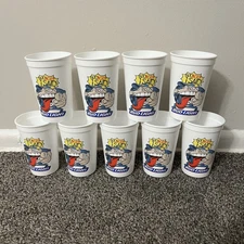 Vtg Lot Of 9 Jerky Boys Rizzo Bud Light I Said Draft Plastic Cups 5” Budweiser
