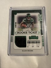 2021 Panini Contenders - Rookie Ticket Swatches Elijah Moore #RTS-EMO (MEM, RC)