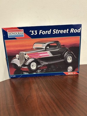 Monogram '33 Ford Street Rod 1:24 Scale Kit #2480