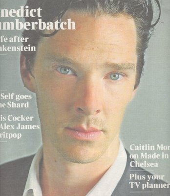 BENEDICT CUMBERBATCH interview  COVER - 1 DAY ISSUE