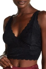 Curvy Couture High Apex Perfect Lace Bralette #1060 Black Med-2XL Fits to H Cup