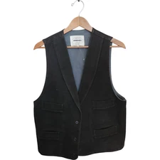 BRASSADA Texas Western Cowboy Ranger vest Made in TEXAS M Canvas Brown NWOT