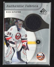 2005-06 SP Game Used #AF-RD Rick DiPietro Authentic Fabrics