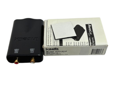 Intelix AvoCat AVO-A2, Stereo Audio Balun AVO-A2, RCA to Cat5 - New Old Stock