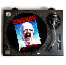 SCORPIONS Turntable Slipmat for Vinyl Records 12" DJ Slip Mat hard rock vinyls