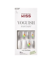 Kiss Voguish Fantasy Nails Long Glow Effect 86579 Nails On Point