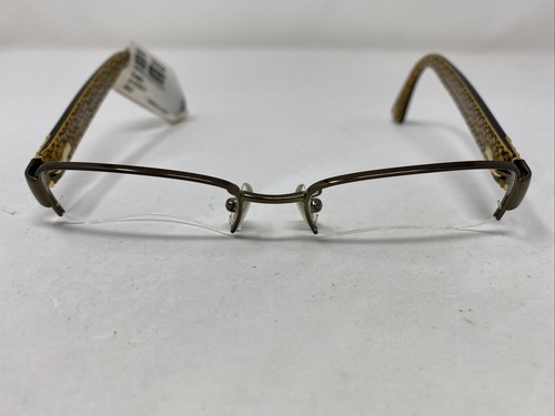 Coach HC 5027B (Cecily) 9094 50-17-135 Brown Half Rim Eyeglasses Frame 4992