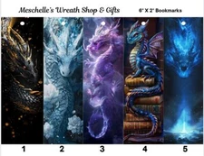 Mystical Fantasy Dragon Themed Bookmarks