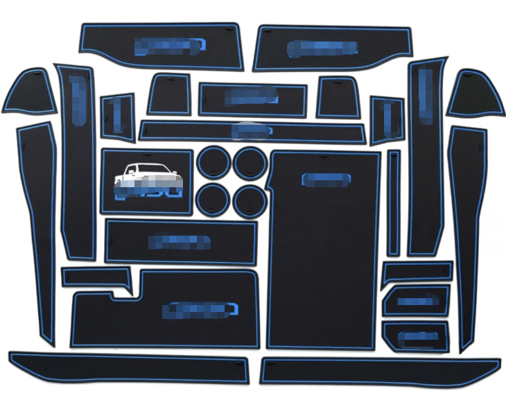 Cup Holder Console Door Pocket Insert Liner Accessories For Ford F150 2015-2020