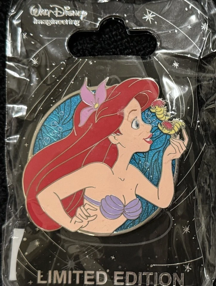 WDI Princess Profile Pin Heroines LE 250 Ariel Little Mermaid - Image 4 of 4