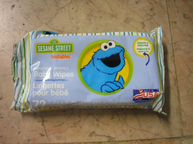 sesame street baby wipes