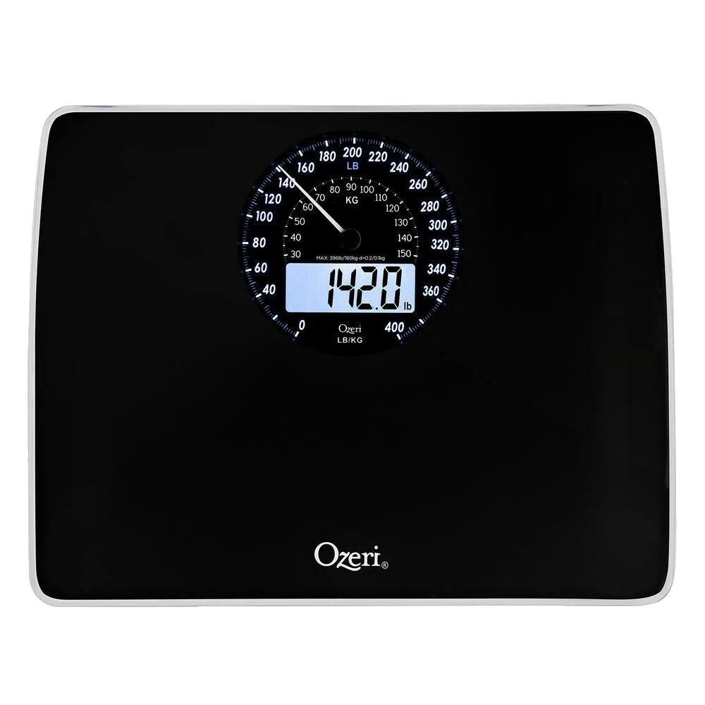Glass Black Digital Bathroom Scales