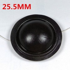 25.5MM Dome TREBLE Tweeters Voice Coil BLACK Silk Diaphragm 8OHM Speaker Repair