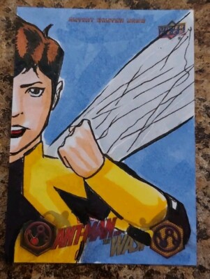 2018 Upper Deck Ant-Man And The Wasp Sketch Card 1 Of 1