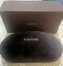 New Authentic Tom Ford Sunglasses Medium Hard Case  box
