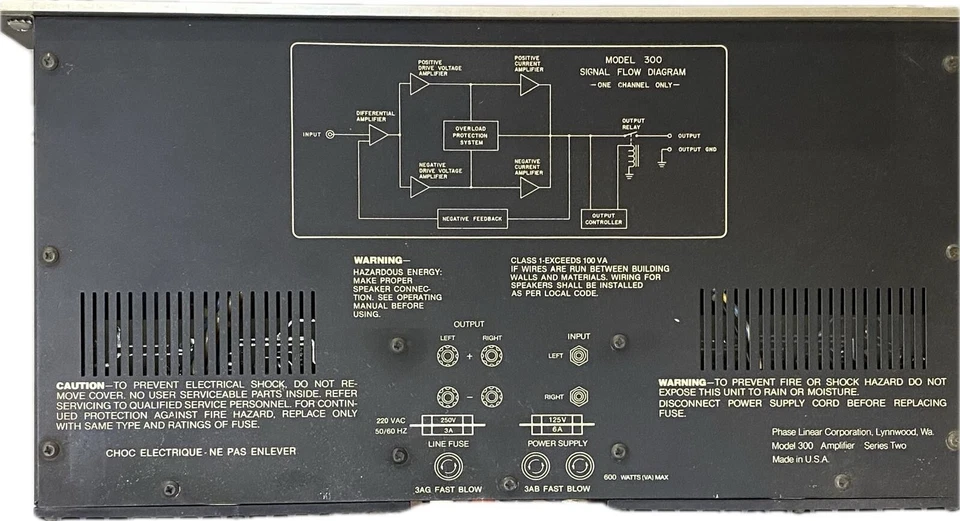 Phase Linear amplificatore + preamplificatore model 300 + 4000 vintage - Immagine 2 di 3