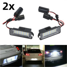 2Pcs 18 LED Number Plate Light Lamp For VW Golf MK4 MK5 MK6 EOS Passat Polo