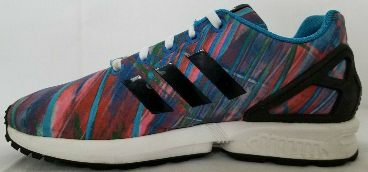 Womens Size 4 Multicolor Adidas ZX Flux Torsion Athletic Shoes