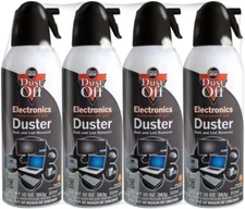 Falcon Dust-Off Electronics Compressed Gas Duster, 10oz - 4 Pack