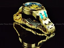 INVICTA Men’s MOTO Scuba Pro Diver Gen 3.0  Chronograph 18K Gold Plated SS Watch